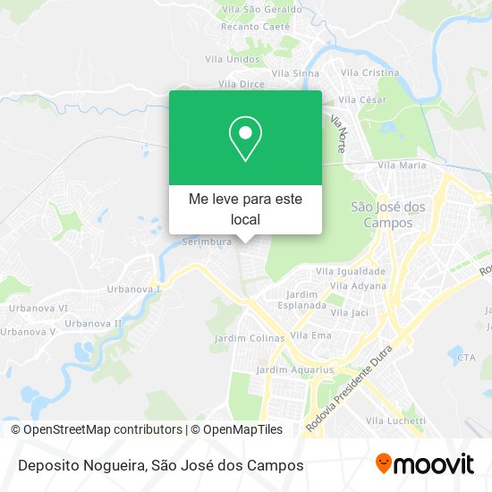 Deposito Nogueira mapa
