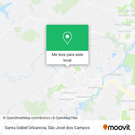 Santa Izabel Urbanova mapa