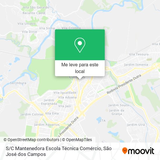 S / C Mantenedora Escola Técnica Comércio mapa