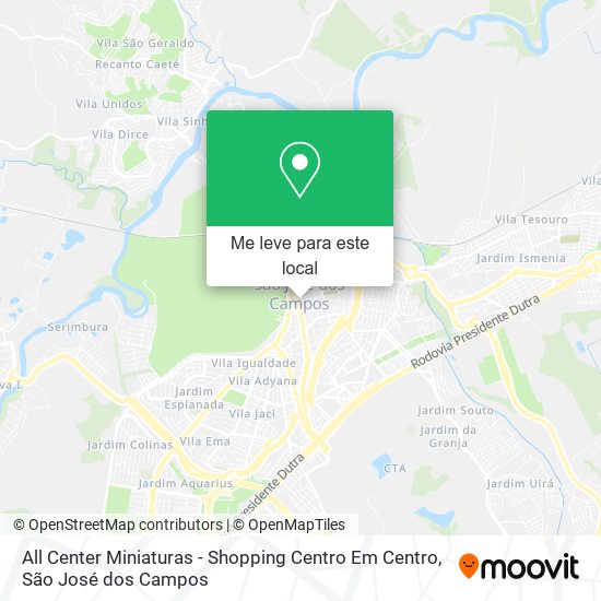 All Center Miniaturas - Shopping Centro Em Centro mapa