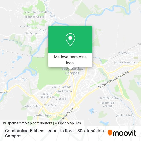 Condomínio Edifício Leopoldo Rossi mapa