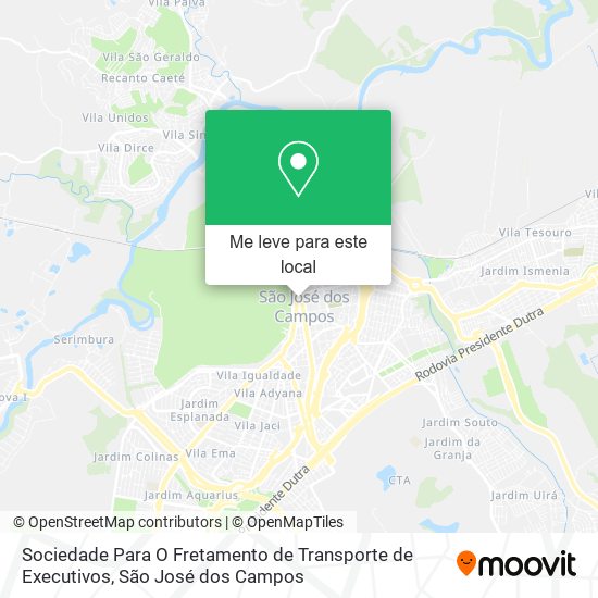 Sociedade Para O Fretamento de Transporte de Executivos mapa