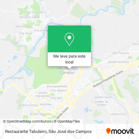 Restaurante Tabuleiro mapa