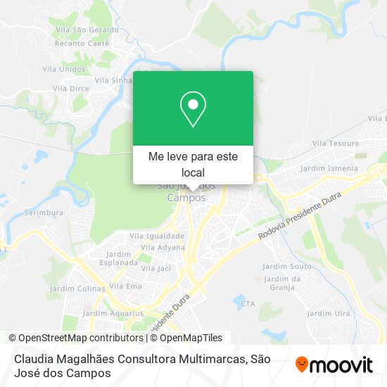 Claudia Magalhães Consultora Multimarcas mapa