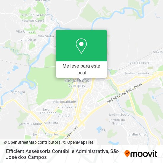 Efficient Assessoria Contábil e Administrativa mapa