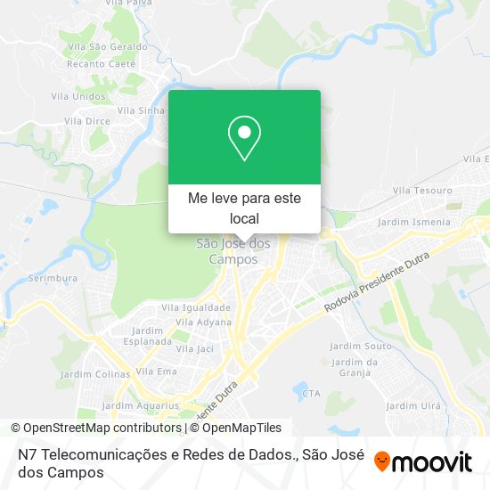 N7 Telecomunicações e Redes de Dados. mapa