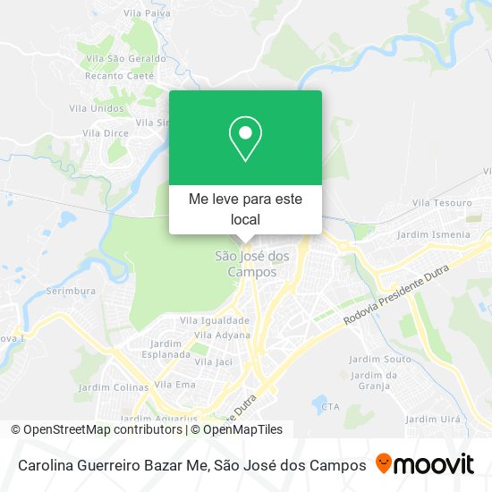 Carolina Guerreiro Bazar Me mapa