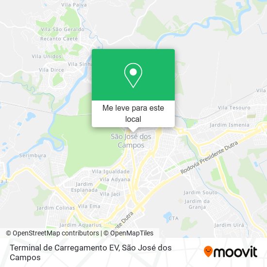 Terminal de Carregamento EV mapa