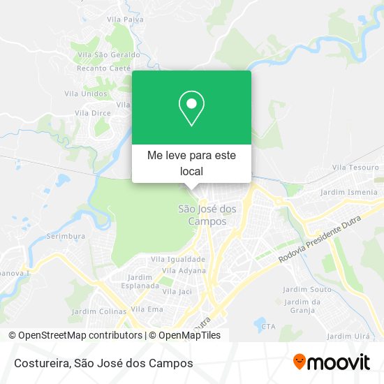 Costureira mapa