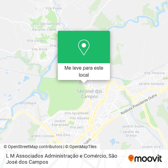 L M Associados Administração e Comércio mapa