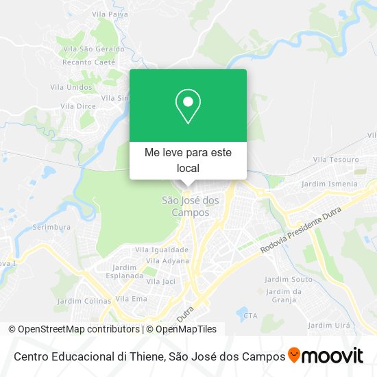 Centro Educacional di Thiene mapa