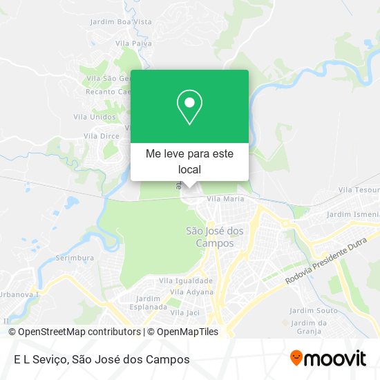 E L Seviço mapa