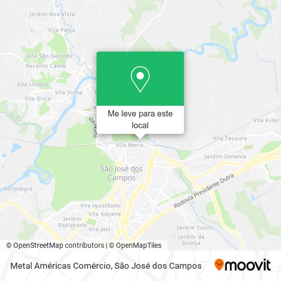 Metal Américas Comércio mapa