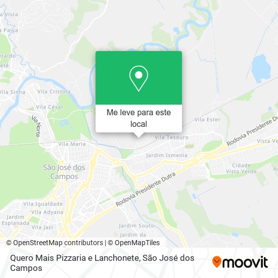 Quero Mais Pizzaria e Lanchonete mapa