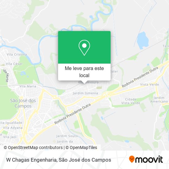 W Chagas Engenharia mapa
