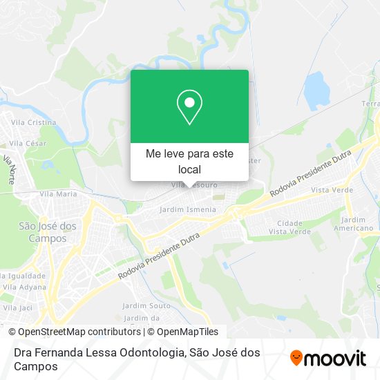 Dra Fernanda Lessa Odontologia mapa