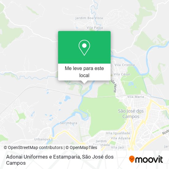 Adonai Uniformes e Estamparia mapa
