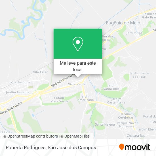 Roberta Rodrigues mapa