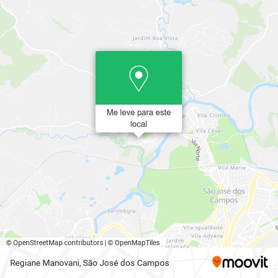 Regiane Manovani mapa
