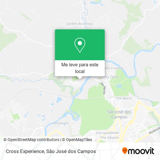 Cross Experience mapa