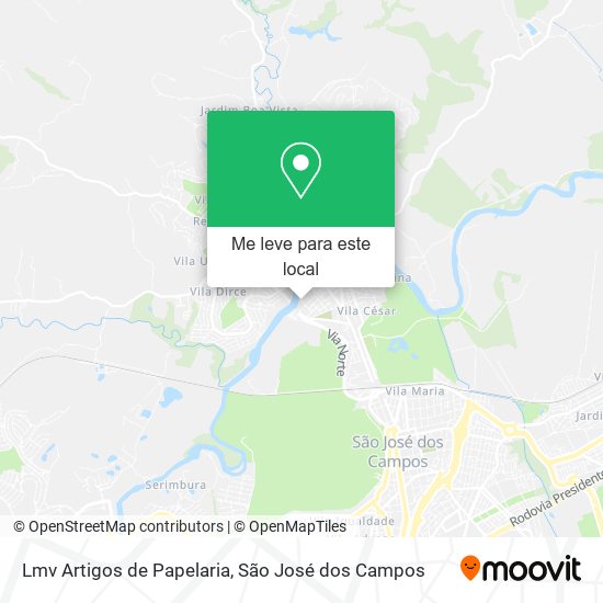 Lmv Artigos de Papelaria mapa