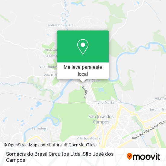 Somacis do Brasil Circuitos Ltda mapa
