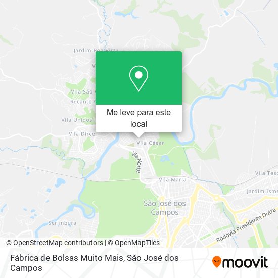 Fábrica de Bolsas Muito Mais mapa