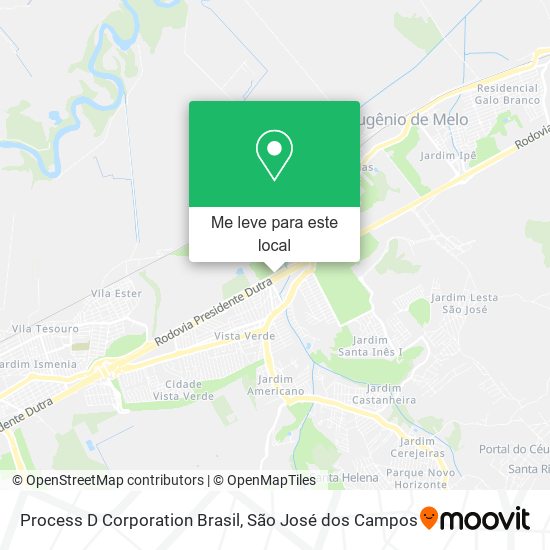 Process D Corporation Brasil mapa