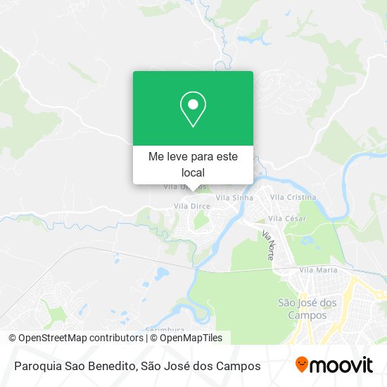 Paroquia Sao Benedito mapa