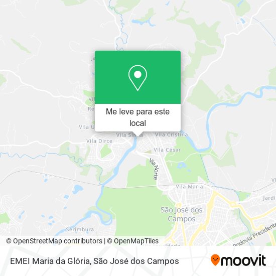 EMEI Maria da Glória mapa