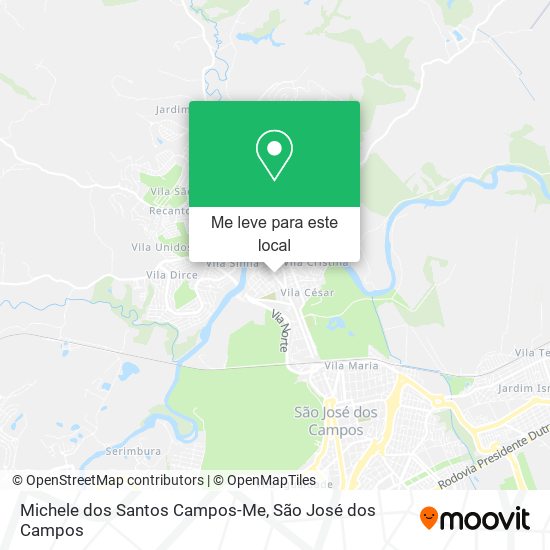 Michele dos Santos Campos-Me mapa