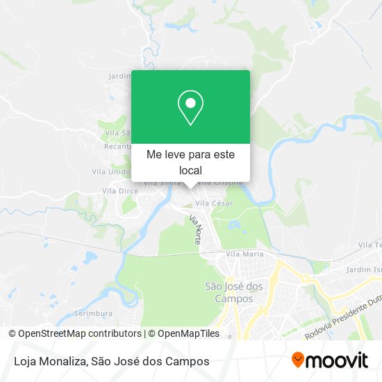 Loja Monaliza mapa