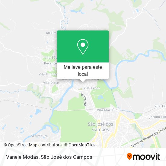 Vanele Modas mapa