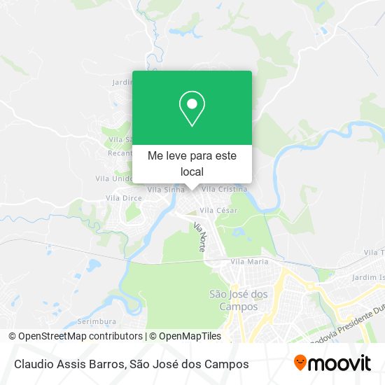 Claudio Assis Barros mapa