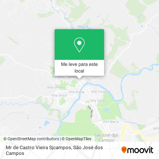 Mr de Castro Vieira Sjcampos mapa