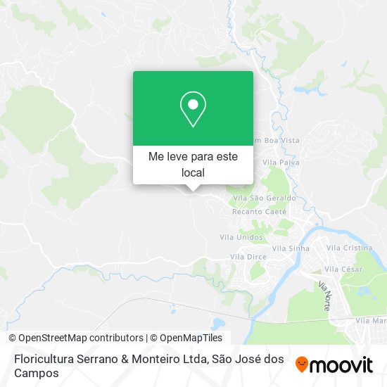 Floricultura Serrano & Monteiro Ltda mapa