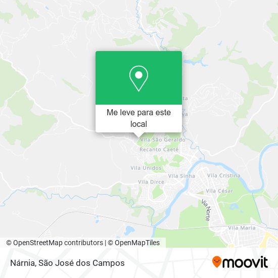 Nárnia mapa