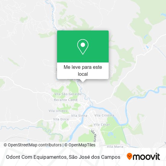 Odont Com Equipamentos mapa
