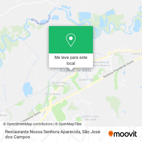Restaurante Nossa Senhora Aparecida mapa