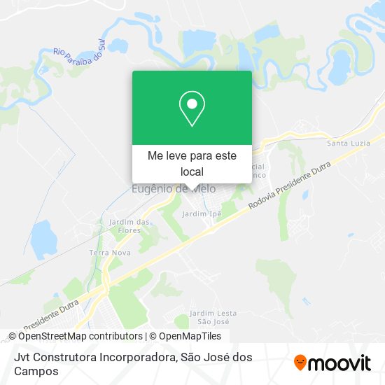 Jvt Construtora Incorporadora mapa