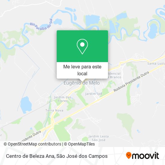 Centro de Beleza Ana mapa