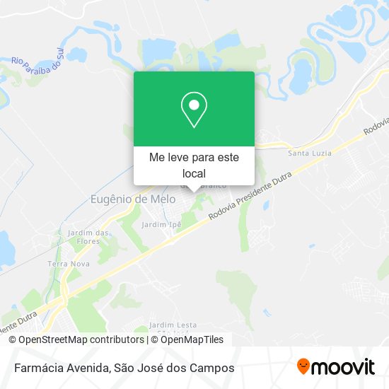 Farmácia Avenida mapa