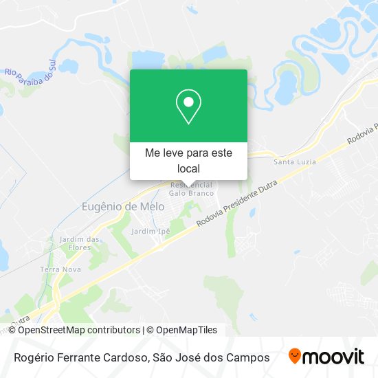 Rogério Ferrante Cardoso mapa