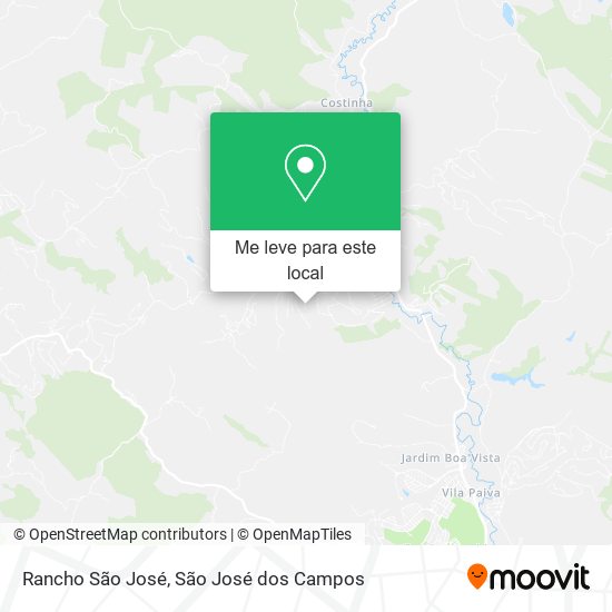 Rancho São José mapa