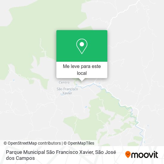 Parque Municipal São Francisco Xavier mapa