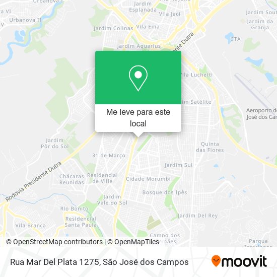 Rua Mar Del Plata 1275 mapa