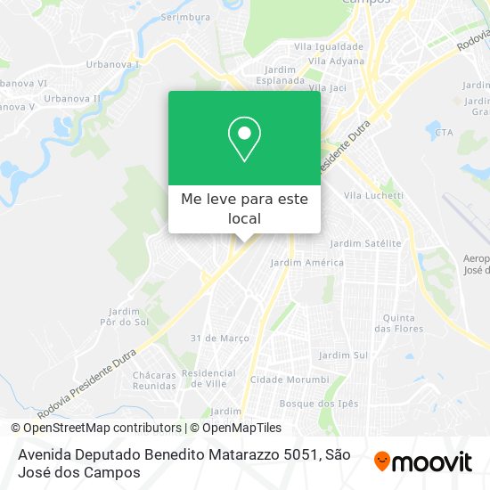 Avenida Deputado Benedito Matarazzo 5051 mapa