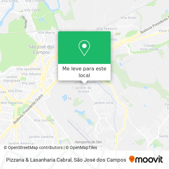 Pizzaria & Lasanharia Cabral mapa
