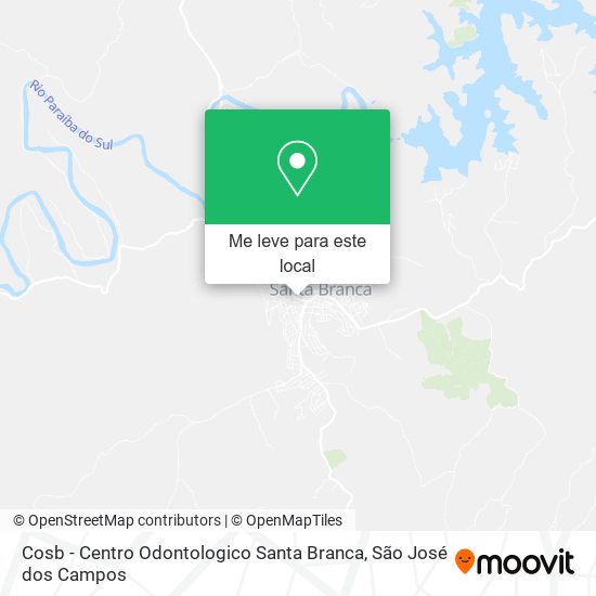 Cosb - Centro Odontologico Santa Branca mapa