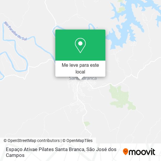 Espaço Ativae Pilates Santa Branca mapa